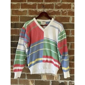 Vintage LaMode Sweater 80s/90s Size Large Hand Knit